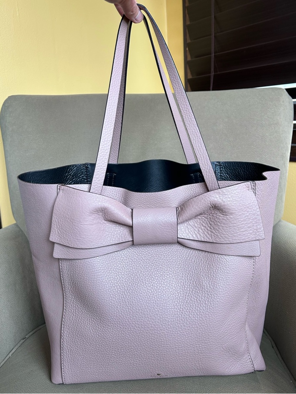 Kate Spade New York pebbled leather tote bag